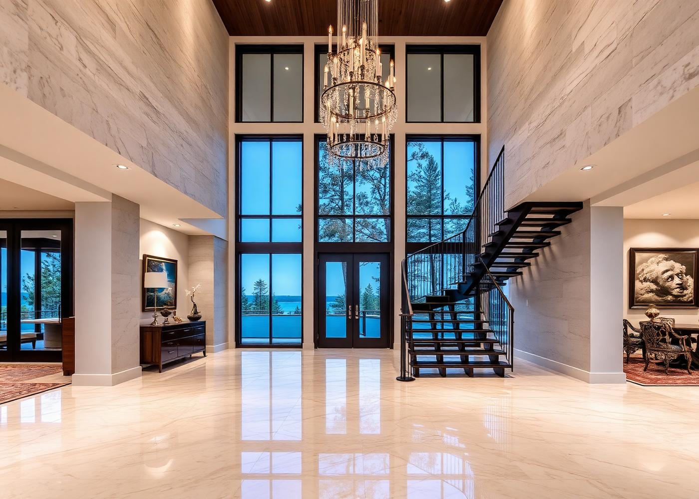 Illustrative generated image: Foyer Interior Concept